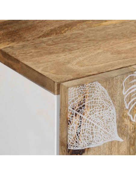 Mobile da Bagno 38x33,5x58 cm in Legno Massello di Mango