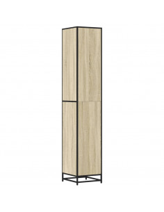 Mobile da Bagno Sonoma 35x37,5x188,5 cm in Truciolato e Metallo