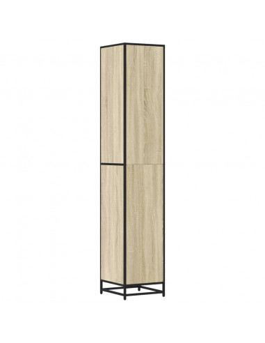 Mobile da Bagno Sonoma 35x37,5x188,5 cm in Truciolato e Metallo