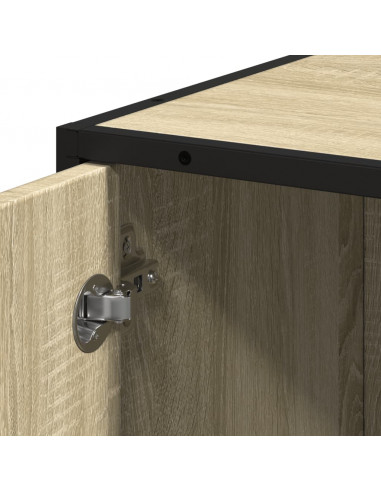 Mobile da Bagno Sonoma 35x37,5x188,5 cm in Truciolato e Metallo