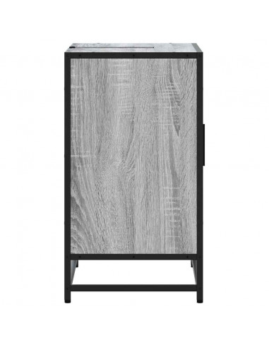 Mobile Lavabo Bagno Grigio Sonoma 65x33x60 cm Legno Multistrato