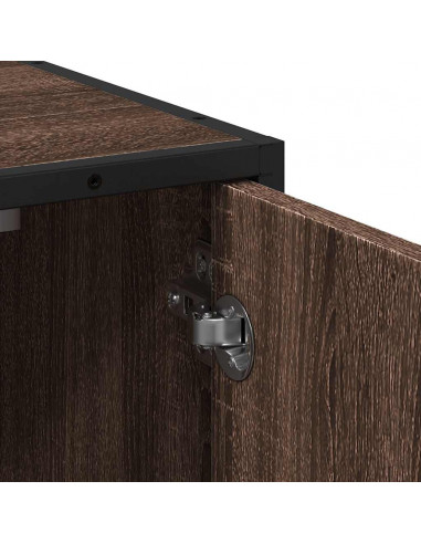 Mobile Lavabo Bagno Rovere Marrone 65x33x60cm Legno Multistrato