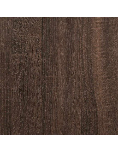 Mobile Lavabo Bagno Rovere Marrone 65x33x60cm Legno Multistrato