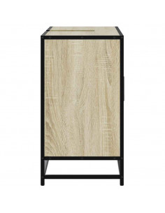 Mobile Lavabo Bagno Rovere Sonoma 60x30x60 cm Legno Multistrato