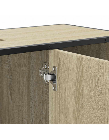 Mobile Lavabo Bagno Rovere Sonoma 60x30x60 cm Legno Multistrato