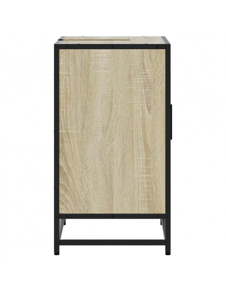 Mobile Lavabo da Bagno Rovere Sonoma 65x33x60 cm in Truciolato