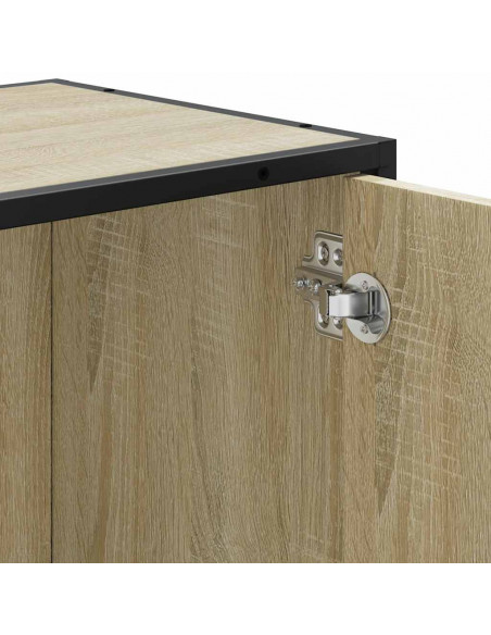 Mobile Lavabo da Bagno Rovere Sonoma 65x33x60 cm in Truciolato