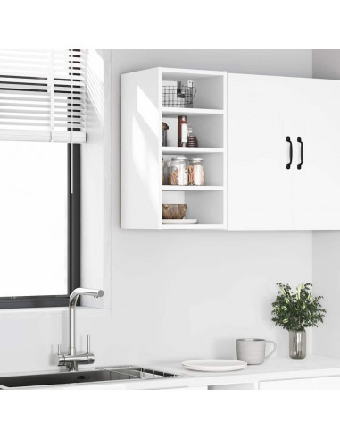 Mobile Pensile Bianco 30x29,5x60 cm in Legno Multistrato