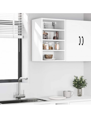 Mobile Pensile Bianco 40x29,5x60 cm in Legno Multistrato