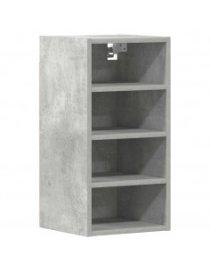 Mobile Pensile Grigio Cemento 30x29,5x60 cm Legno Multistrato