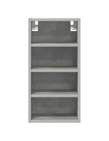 Mobile Pensile Grigio Cemento 30x29,5x60 cm Legno Multistrato