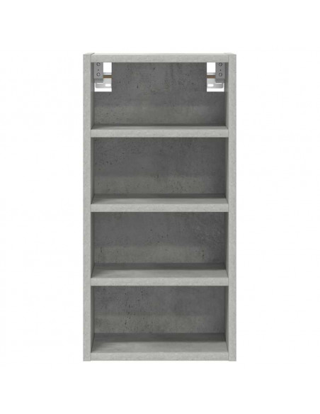 Mobile Pensile Grigio Cemento 30x29,5x60 cm Legno Multistrato