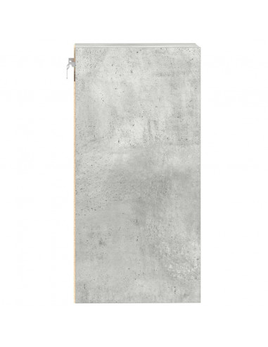 Mobile Pensile Grigio Cemento 30x29,5x60 cm Legno Multistrato