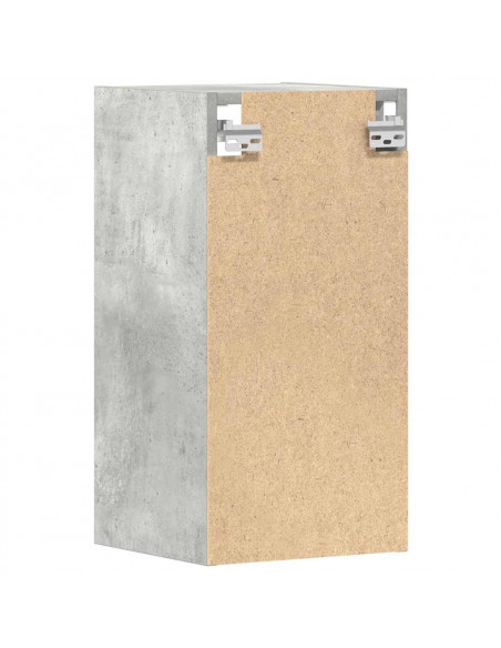 Mobile Pensile Grigio Cemento 30x29,5x60 cm Legno Multistrato