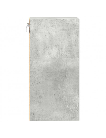 Mobile Pensile Grigio Cemento 40x29,5x60 cm Legno Multistrato