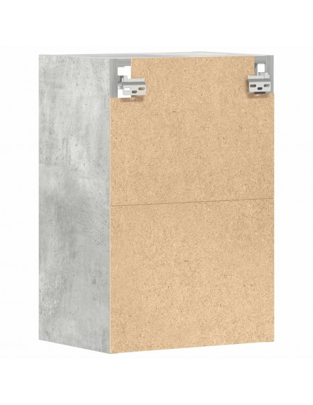 Mobile Pensile Grigio Cemento 40x29,5x60 cm Legno Multistrato