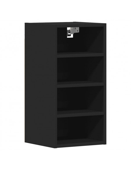 Mobile Pensile Nero 30x29,5x60 cm in Legno Multistrato