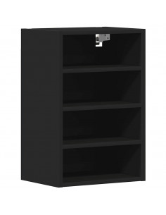 Mobile Pensile Nero 40x29,5x60 cm in Legno Multistrato
