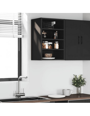 Mobile Pensile Nero 40x29,5x60 cm in Legno Multistrato