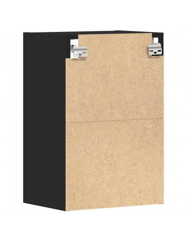 Mobile Pensile Nero 40x29,5x60 cm in Legno Multistrato