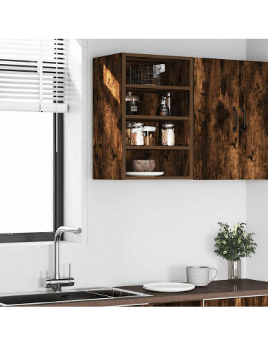 Mobile Pensile Rovere Fumo 40x29,5x60 cm in Legno Multistrato