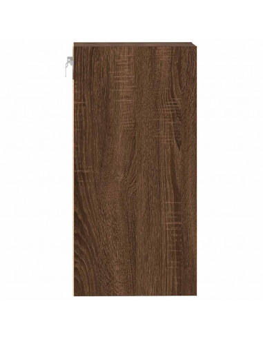 Mobile Pensile Rovere Marrone 30x29,5x60 cm Legno Multistrato