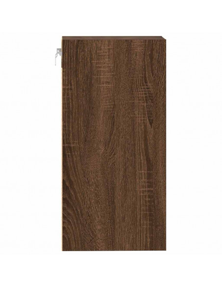 Mobile Pensile Rovere Marrone 30x29,5x60 cm Legno Multistrato