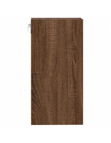 Mobile Pensile Rovere Marrone 40x29,5x60 cm Legno Multistrato