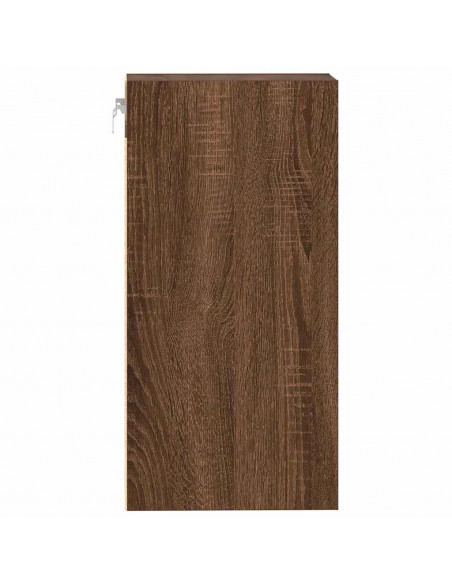 Mobile Pensile Rovere Marrone 40x29,5x60 cm Legno Multistrato