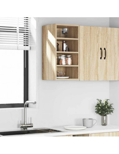 Mobile Pensile Rovere Sonoma 30x29,5x60 cm in Legno Multistrato