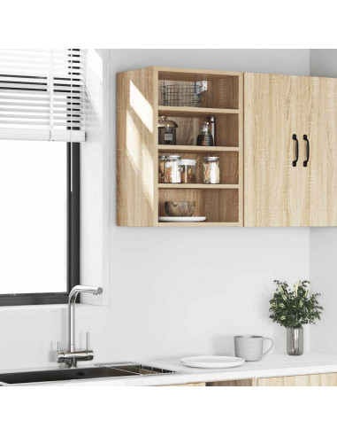 Mobile Pensile Rovere Sonoma 40x29,5x60 cm in Legno Multistrato