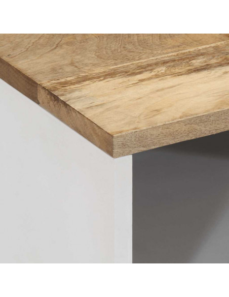 Mobile Porta TV 80x31,5x46 cm in Legno Massello di Mango