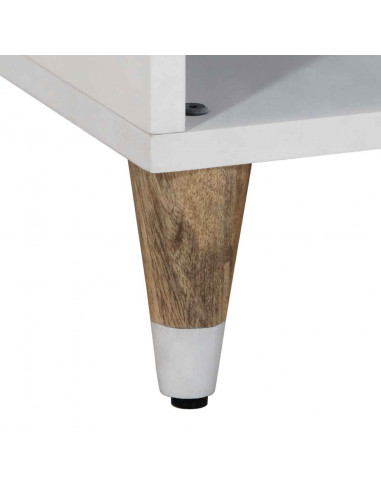 Mobile Porta TV 80x31,5x46 cm in Legno Massello di Mango