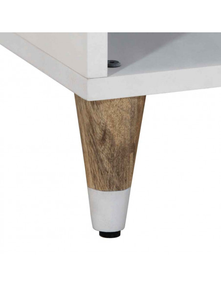 Mobile Porta TV 80x31,5x46 cm in Legno Massello di Mango
