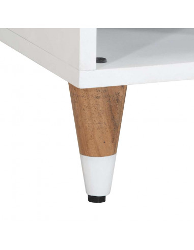 Mobile Porta TV 80x33,5x46 cm in Legno Massello di Mango