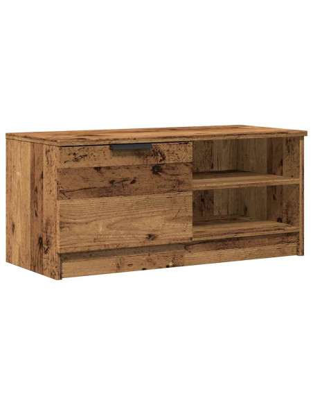 Mobile Porta TV Legno Vecchio 80x35x36,5 cm Legno Multistrato