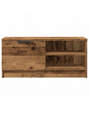 Mobile Porta TV Legno Vecchio 80x35x36,5 cm Legno Multistrato