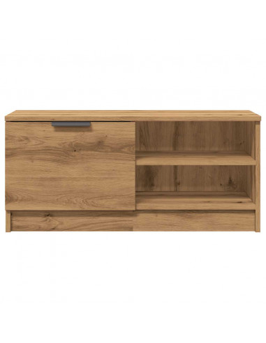Mobile Porta TV Rovere Artigianale 80x35x36,5 cm in Truciolato