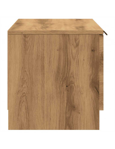 Mobile Porta TV Rovere Artigianale 80x35x36,5 cm in Truciolato