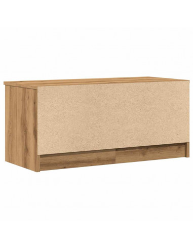 Mobile Porta TV Rovere Artigianale 80x35x36,5 cm in Truciolato