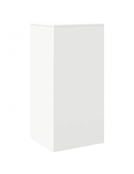 Mobile Portaoggetti Bianco 50x45x103,5 cm in Legno Multistrato