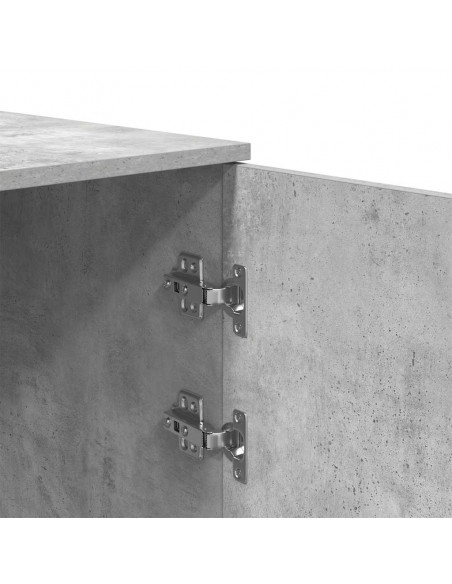 Mobile Portaoggetti Grigio Cemento 40x45x103,5 cm in Truciolato