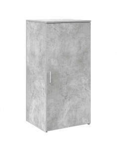 Mobile Portaoggetti Grigio Cemento 50x45x103,5 cm in Truciolato