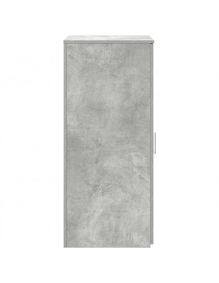 Mobile Portaoggetti Grigio Cemento 50x45x103,5 cm in Truciolato