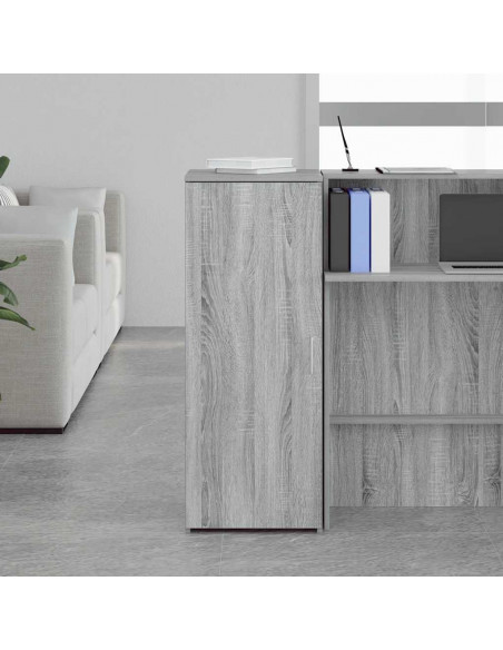 Mobile Portaoggetti Grigio Sonoma 40x45x103,5 cm in Truciolato