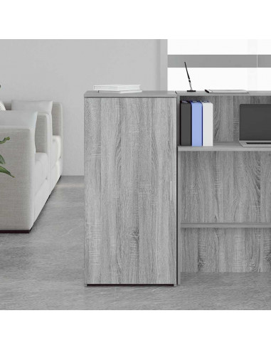 Mobile Portaoggetti Grigio Sonoma 50x45x103,5 cm in Truciolato