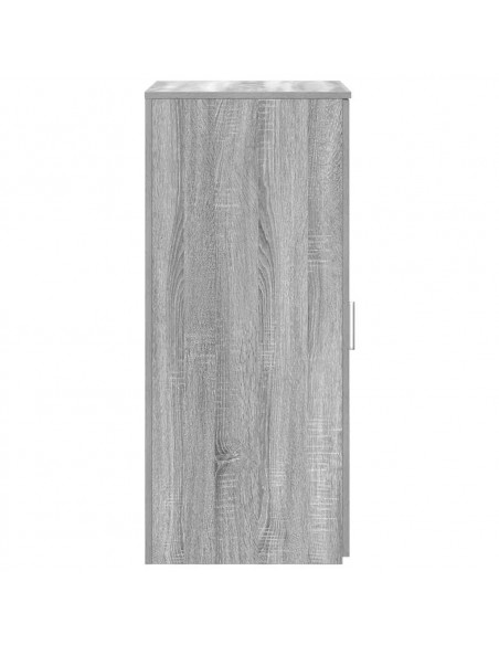 Mobile Portaoggetti Grigio Sonoma 50x45x103,5 cm in Truciolato