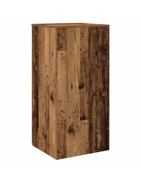 Mobile Portaoggetti Legno Antico 50x45x103,5 cm in Truciolato