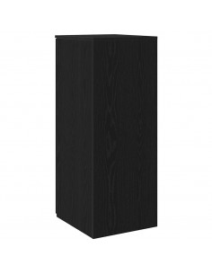 Mobiletto portaoggetti Nero 40x45x103,5 cm in Legno ingegnerizzato 2