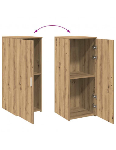 Mobile Portaoggetti Rovere Artigianale 40x45x103,5cm Truciolato